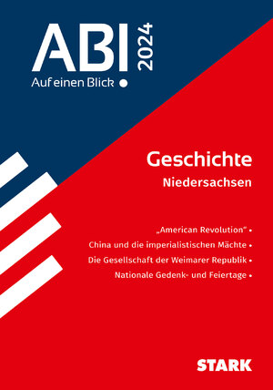 ISBN 9783849056568: STARK Abi - auf einen Blick! Geschichte Niedersachsen 2024