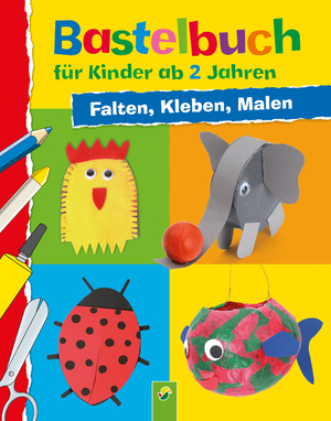 ISBN 9783849904258: Bastelbuch für Kinder ab 2 Jahren: Falten, Kleben, Malen: 29 kreative Bastelideen für die Kleinsten. Mit vielen Materialien, die man bereits zu Hause hat