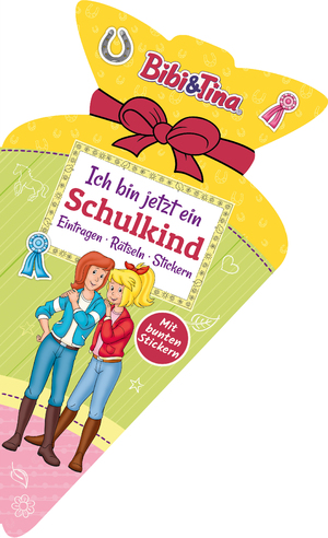 ISBN 9783849932541: Bibi & Tina - Ich bin jetzt ein Schulkind: Eintragen, Rätseln, Stickern – Das perfekte Geschenk für die Schultüte mit Stickern und ersten Übungen zu Buchstaben und Zahlen. Ab 5 Jahren