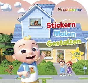 ISBN 9783849932718: CoComelon - Stickern, Malen, Gestalten: Mit 250 Stickern. Für Kinder ab 3 Jahren – Kunterbunter Stickerspaß mit CoComelon. Mitmachbuch mit Ausmalbildern