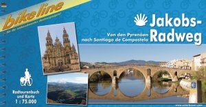 gebrauchtes Buch – Jakobs-Radweg - Von Pamplona nach Santiago de Compostela. Radtourenbuch und Karte 1:100.000