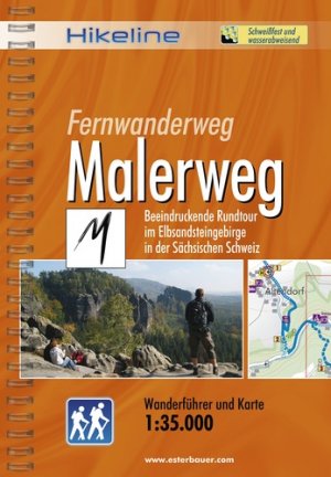 ISBN 9783850005142: Fernwanderweg Malerweg - Beeindruckende Rundtour im Elbsandsteingebirge in der Sächsischen Schweiz 1:35000