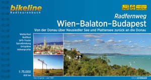 ISBN 9783850007351: Wien-Balaton-Budapest – Von der Donau über Neusiedler See und Plattensee zurück an die Donau, 1:75.000, 600 km