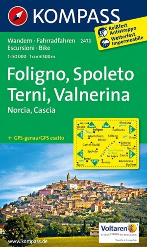 ISBN 9783850268462: Foligno - Spoleto - Terni - Valnerina - Norcia - Cascia - Wanderkarte mit Radtouren. GPS-genau. 1:50000