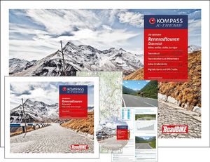 ISBN 9783850269360: KOMPASS Rennradführer Die höchsten Rennradtouren Österreich : mit Tourenbuch, Tourenkarten zum Mitnehmen, Extra-Straßenkarte, DVD mit GPX-Tracks