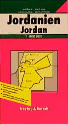 ISBN 9783850842792: Landkarte Jordanien 1:800.000