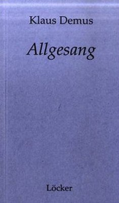 ISBN 9783854094159: Allgesang – Gedichte