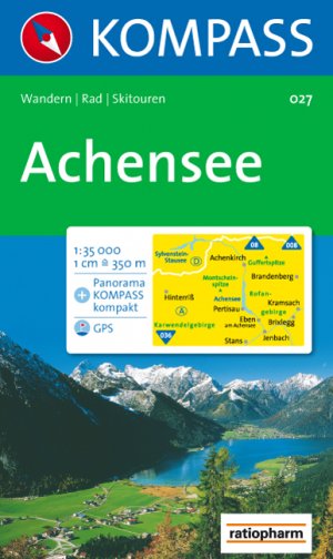 ISBN 9783854910794: Achensee – Wanderkarte mit Tourenführer, Panorama, Radrouten und Skirouten. GPS-geeignet. 1:35000