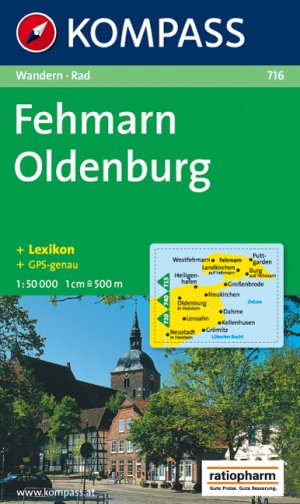 ISBN 9783854911432: Fehmarn, Oldenburg: 1:50.000, Wander- und Bikekarte, GPS-genau