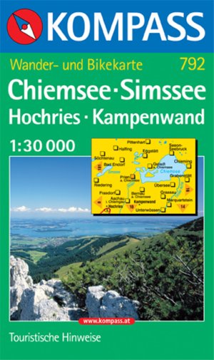 ISBN 9783854915843: Chiemsee /Simssee Hochries /Kampenwand – Mit touristischen Hinweisen u. Radwegen. 1:30000