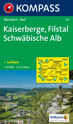 ISBN 9783854916987: Kaiserberge - Filstal - Schwäbische Alb - Wanderkarte mit Radrouten und Kurzführer. 1:50000