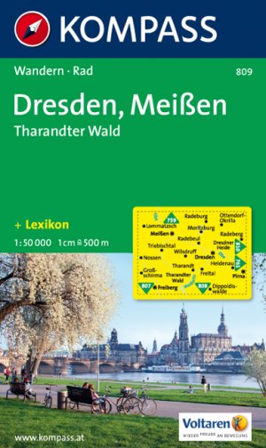 ISBN 9783854917816: Dresden - Meißen - Tharandter Wald - Wanderkarte mit Radwegen und Kurzführer. 1:50000