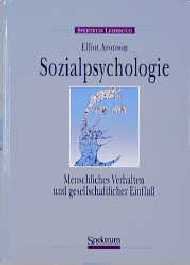 gebrauchtes Buch – E ARONSON – Sozialpsychologie -  Menschliches Verhalten und gesellschaftlicher Einfluß -