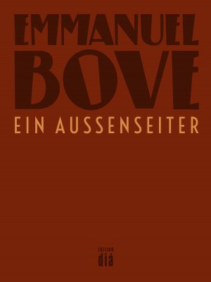 ISBN 9783860344279: Ein Außenseiter