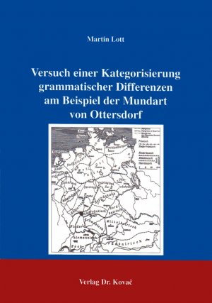 ISBN 9783860644416: Versuch einer Kategorisierung grammatischer Differenzen am Beispiel der Mundart von Ottersdorf