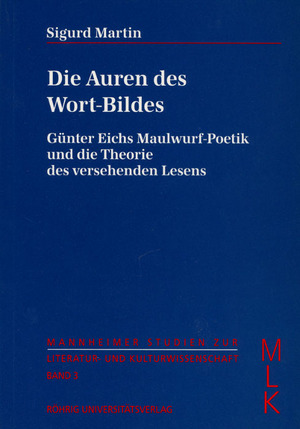 ISBN 9783861100577: Martin, S: Auren des Wort-Bildes