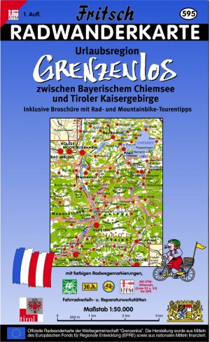 ISBN 9783861165958: Radwanderkarte Urlaubsregion Grenzenlos zwischen Bayerischem Chiemsee und Tiroler Kaisergebirge