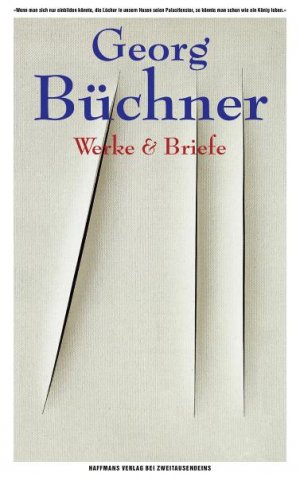 ISBN 9783861508052: Werke & Briefe. Nach den Erstdrucken und ersten Werkausgaben. Herausgegeben von Fritz Eycken. Mit einer editorischen Notiz. Mit einer Chronik. Über Georg Büchner.