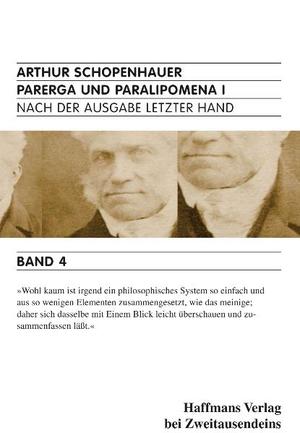 ISBN 9783861509233: Parerga und Paralipomena - Nach der Ausgabe letzter Hand.