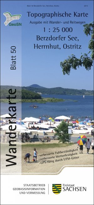 ISBN 9783861700135: Berzdorfer See, Herrnhut, Ostritz - Wanderkarte 1:25 000, Ausgabe mit Wander- und Reitwegen (WK25 Blatt 50)