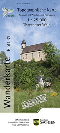 ISBN 9783861700821: Tharandter Wald – Wanderkarte 1:25 000, Ausgabe mit Wander- und Reitwegen (WK25 Blatt 31)