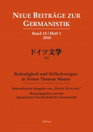 ISBN 9783862053216: Neue Beiträge zur Germanistik – Band 15, Heft 1, 2016