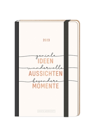 gebrauchtes Buch – Terminplaner LETTERART 2023 "Ideen - Aussichten - Momente": Terminplaner Hardcov