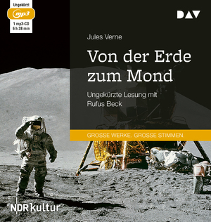 gebrauchtes Hörbuch – Jules Verne – Von der Erde zum Mond  - 1 MP3-CD