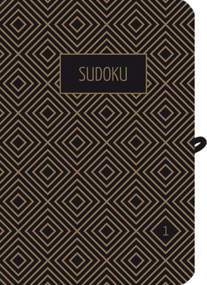 ISBN 9783863136703: Sudoku 1 - Cover mit Metallic-Sonderfarbe, Lesebändchen und Stifthalter