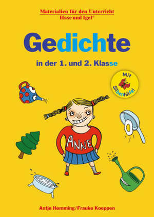 neues Buch – Antje Hemming – Gedichte in der 1. und 2. Klasse / Silbenhilfe