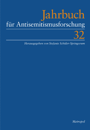 neues Buch – Stefanie Schüler-Springorum – Jahrbuch für Antisemitismusforschung 32 (2023)