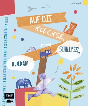 ISBN 9783863552442: Auf die Kleckse, Schnipsel, los! - Kritzeln, Frottagen, zeichnen, drucken, Kleckse gucken