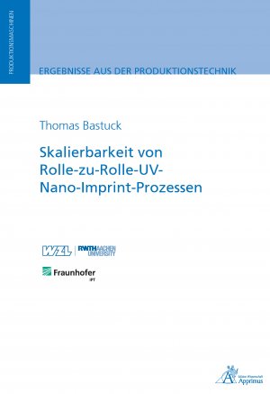 ISBN 9783863599171: Skalierbarkeit von Rolle-zu-Rolle-UV-Nano-Imprint-Prozessen