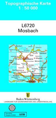 ISBN 9783863982904: L6720 Mosbach – Zivilmilitärische Ausgabe TK50