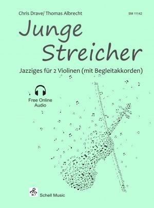 ISBN 9783864111426: Junge Streicher (Violinen Duo) - Jazziges für 2 Violinen mit Akkordbegleitung (+ free online audio)