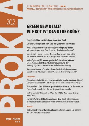 ISBN 9783865059024: Green New Deal!? Wie rot ist das neue Grün? – PROKLA 202 / 51. Jg., Heft 1, März 2021