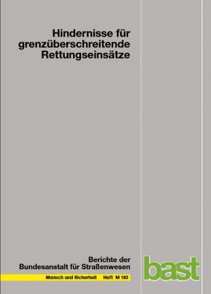 ISBN 9783865095732: Hindernisse für grenzüberschrittene Rettungseinsätze