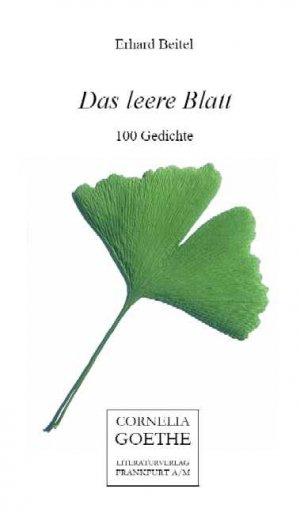 ISBN 9783865481412: Das leere Blatt - 100 Gedichte