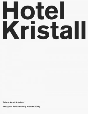 ISBN 9783865600486: Hotel Kristall. deutsch - englisch / german - english. Dieser Katalog erscheint anlässlich der Ausstellung: Hotel Kristall. Galerie Aurel Scheibler, Köln, 20. Januar - 11. März 2006. Herausgeber: Galerie Aurel Scheibler, Köln.