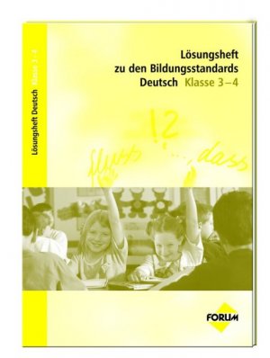 ISBN 9783865860507: Lösungsheft zu den Bildungsstandards Deutsch Klasse 3-4