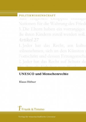 ISBN 9783865960665: UNESCO und Menschenrechte