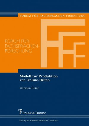 ISBN 9783865962638: Modell zur Produktion von Online-Hilfen