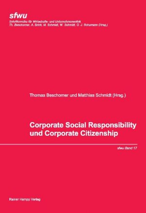 ISBN 9783866181700: Corporate Social Responsibility und Corporate Citizenship