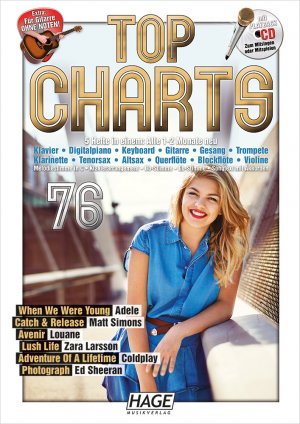 ISBN 9783866263901: Top Charts 76 (mit CD) - Die besten und beliebtesten Hits aus den aktuellen Charts!