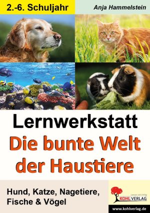 ISBN 9783866327283: Lernwerkstatt Die bunte Welt der Haustiere - Hund, Katze, Nagetiere, Fische & Vögel