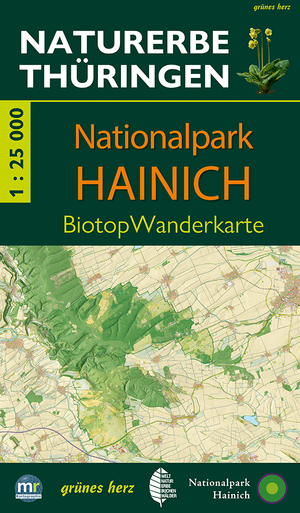 ISBN 9783866369467: Wanderkarte Nationalpark Hainich – BiotopWanderkarte