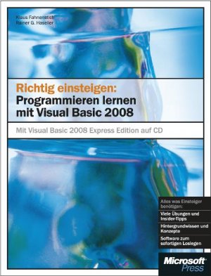 ISBN 9783866452060: Richtig einsteigen: Programmieren lernen mit Visual Basic 2008