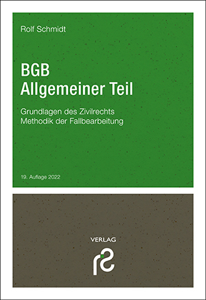 ISBN 9783866512474: BGB Allgemeiner Teil - Grundlagen des Zivilrechts; Methodik der Fallbearbeitung