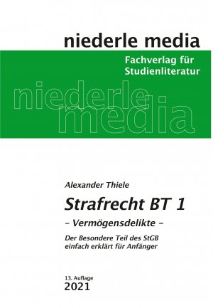 ISBN 9783867240482: Strafrecht BT 1 - Vermögensdelikte. 2020