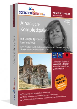 ISBN 9783867257008: Albanisch Sprachkurs: Fließend Albanisch lernen. Lernsoftware-Komplettpaket